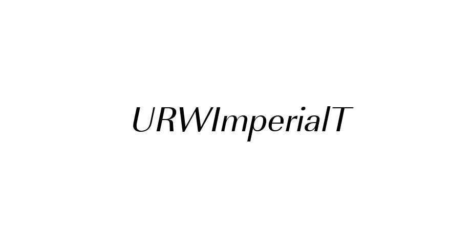 Fonte URWImperialT