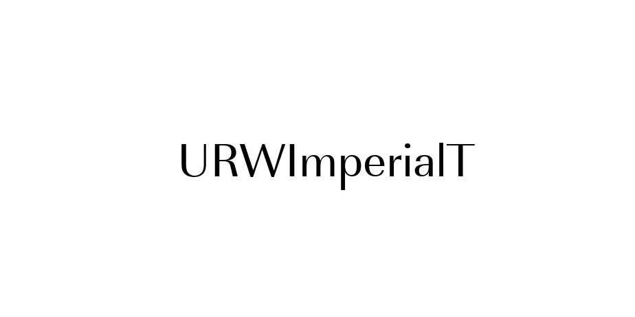 Fonte URWImperialT