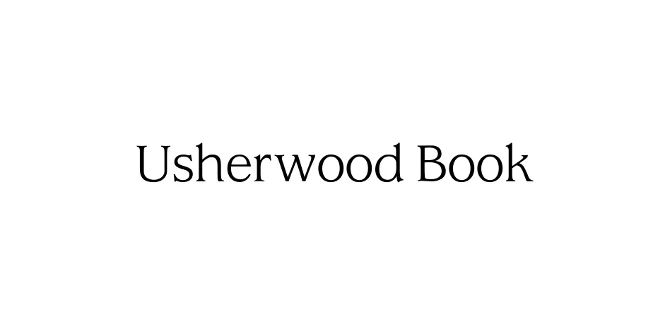 Fonte Usherwood Book