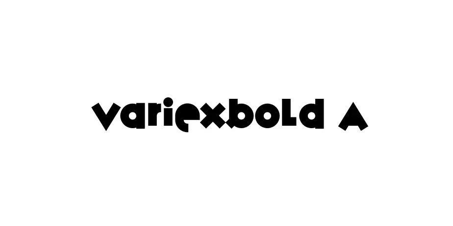 Fonte VariexBold A