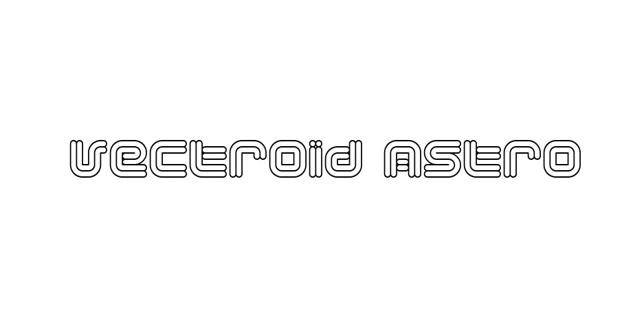 Fonte Vectroid Astro