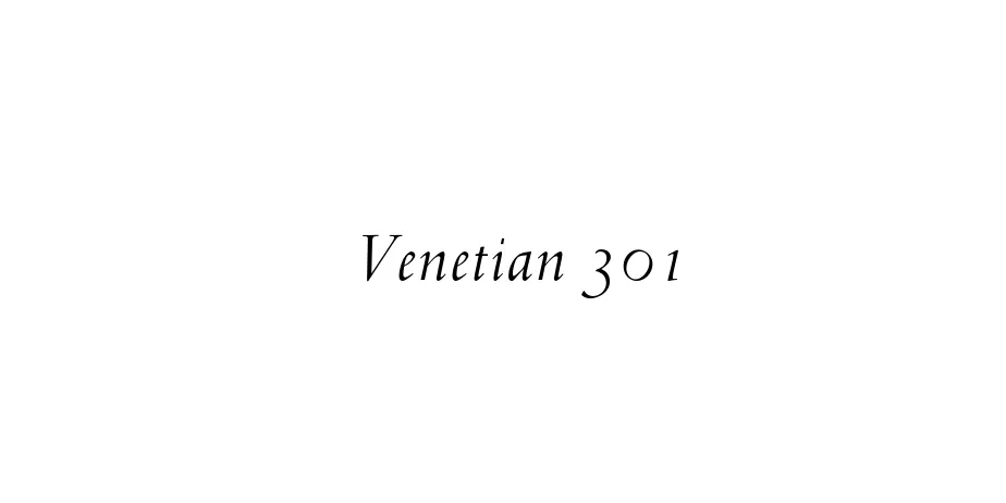 Fonte Venetian 301