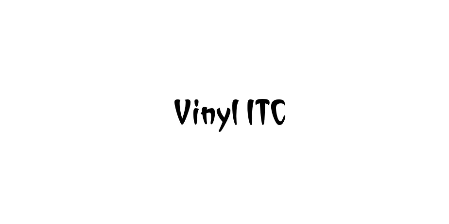 Fonte Vinyl ITC