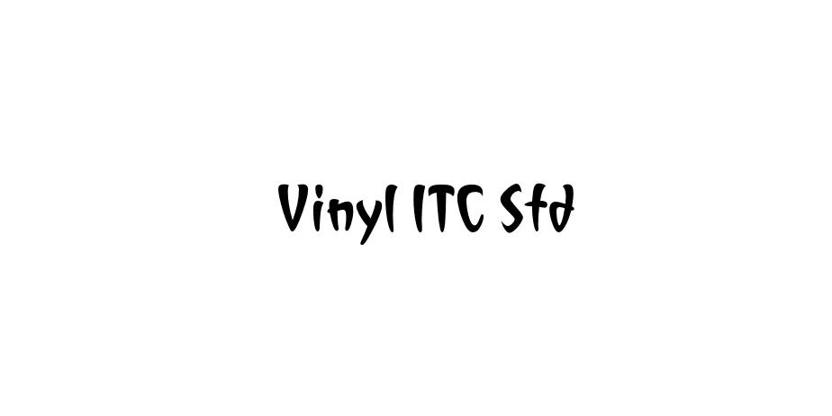 Fonte Vinyl ITC Std