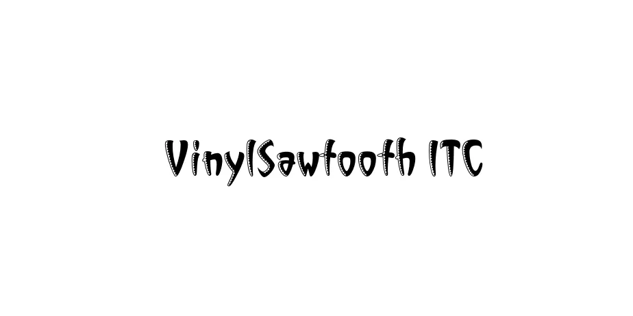 Fonte VinylSawtooth ITC