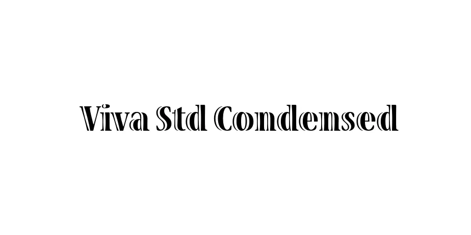 Fonte Viva Std Condensed