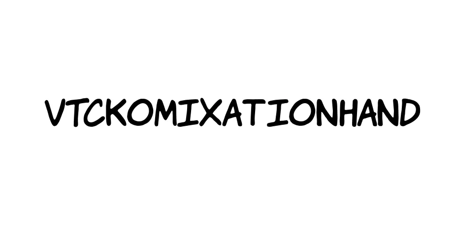 Fonte VTCKomixationHand