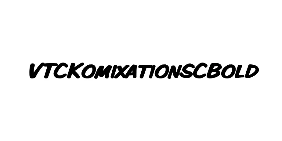 Fonte VTCKomixationSCBold