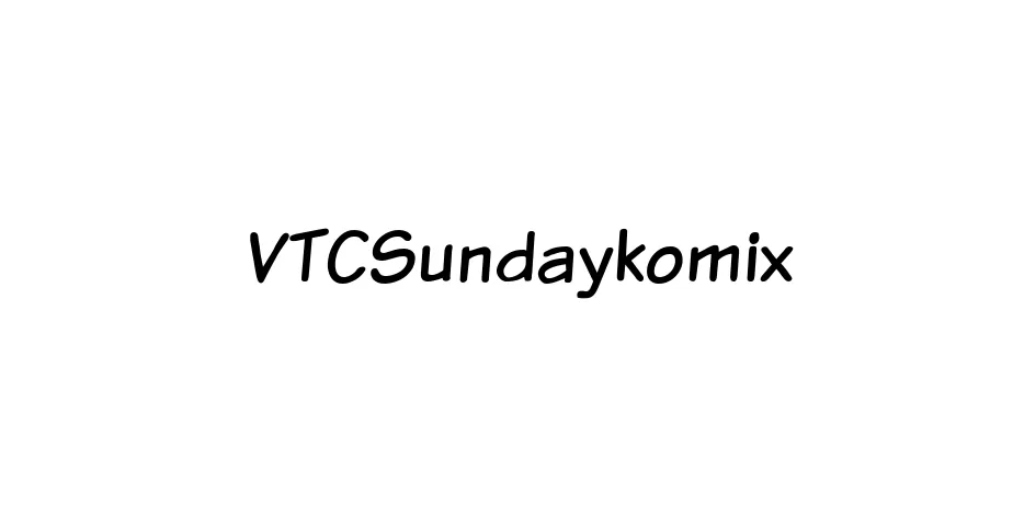 Fonte VTCSundaykomix