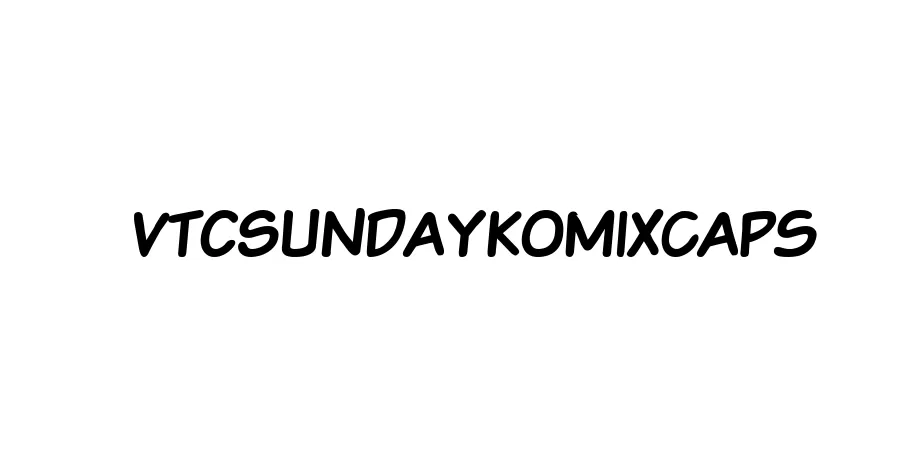 Fonte VTCSundaykomixcaps