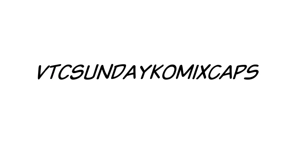 Fonte VTCSundaykomixcaps