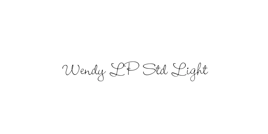 Fonte Wendy LP Std Light