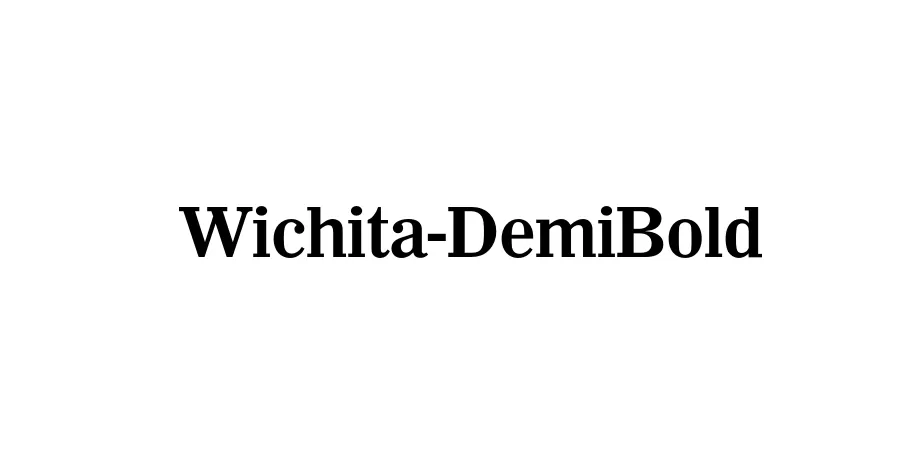 Fonte Wichita-DemiBold