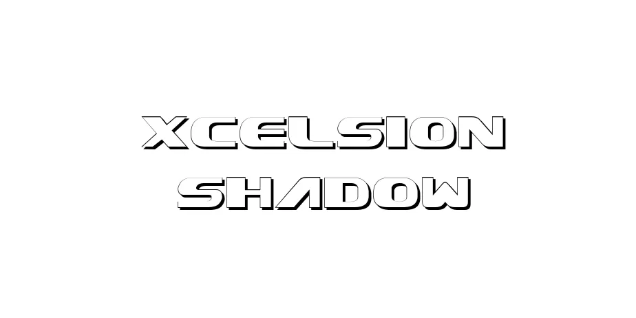 Fonte Xcelsion Shadow