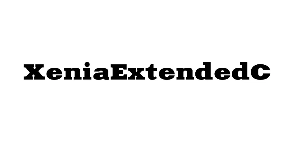 Fonte XeniaExtendedC