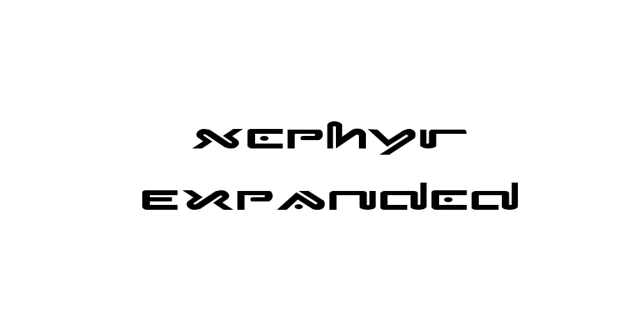 Fonte Xephyr Expanded