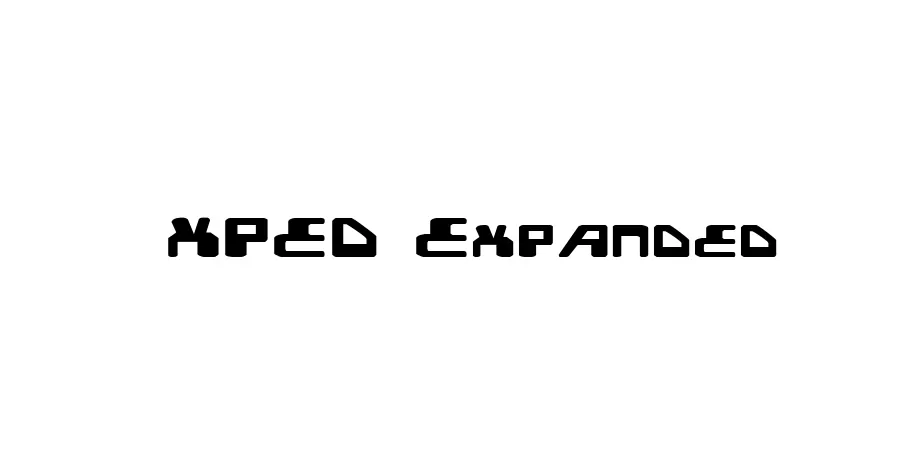 Fonte XPED Expanded
