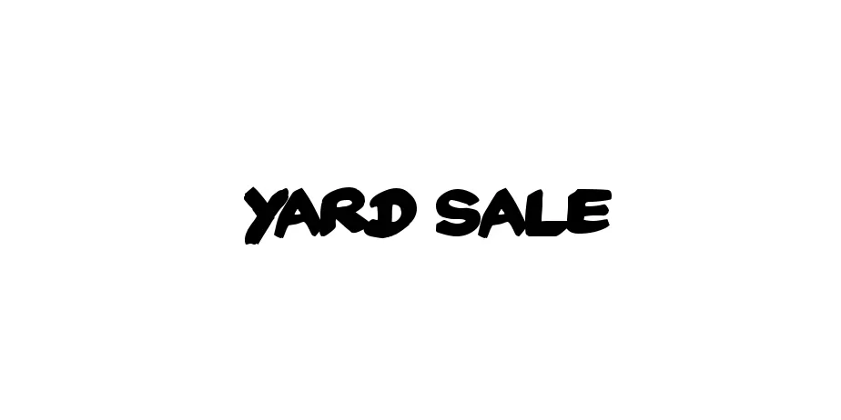 Fonte Yard Sale