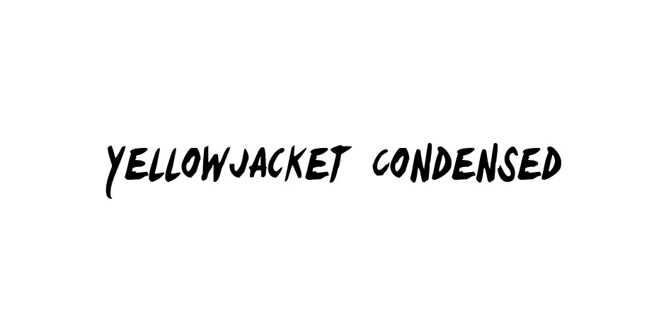 Fonte Yellowjacket Condensed