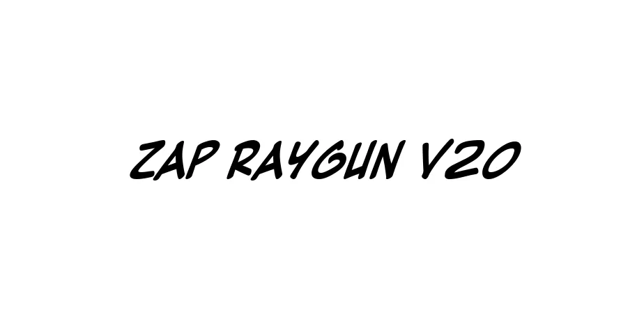 Fonte Zap Raygun V20