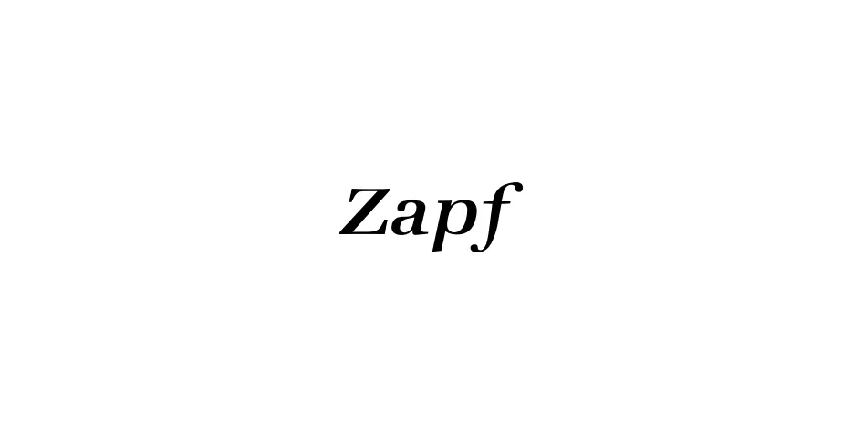 Fonte Zapf