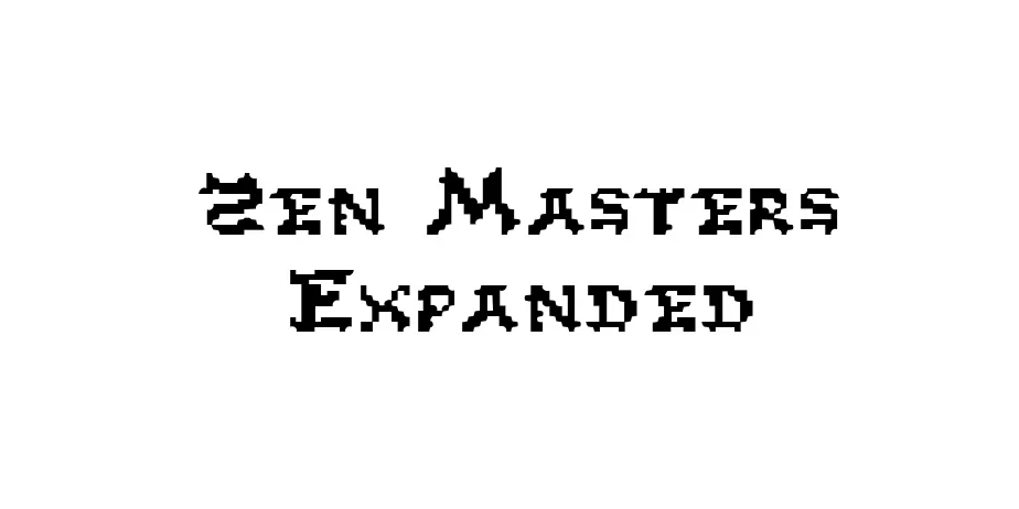 Fonte Zen Masters Expanded