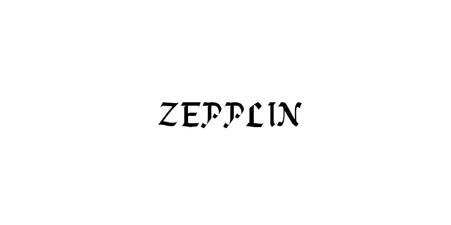 Fonte ZEPPLIN