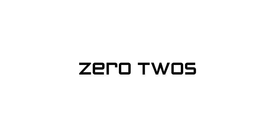 Fonte Zero Twos