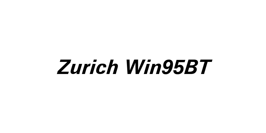 Fonte Zurich Win95BT