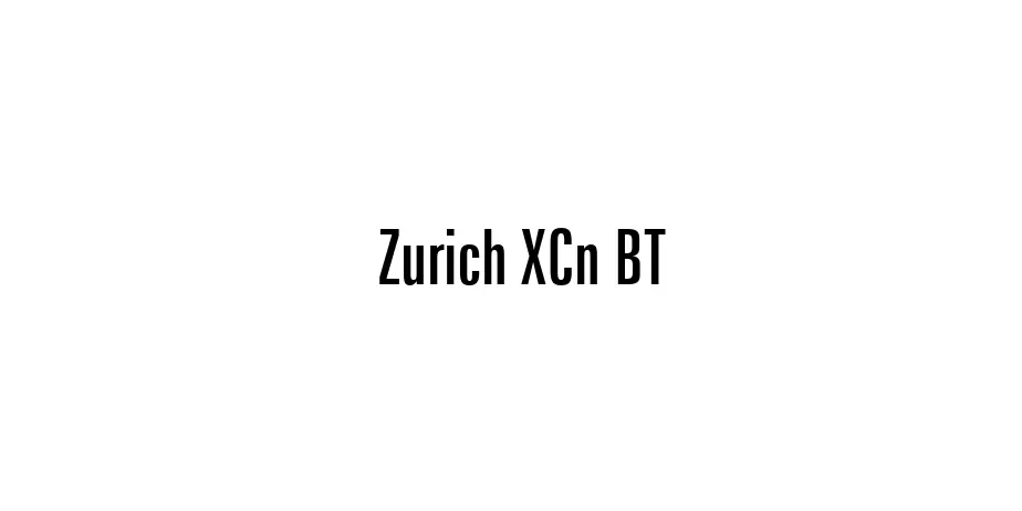 Fonte Zurich XCn BT