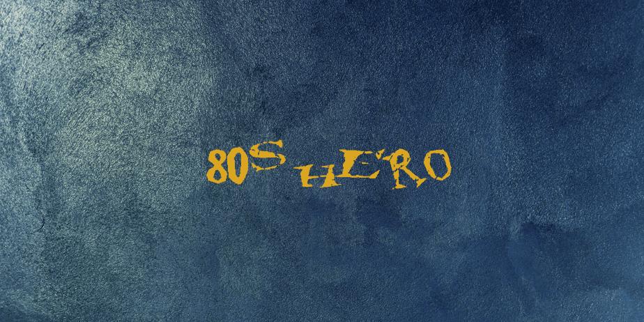 Fonte 80s hero