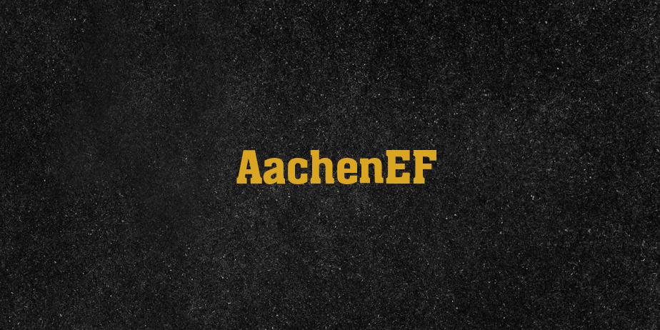 Fonte AachenEF