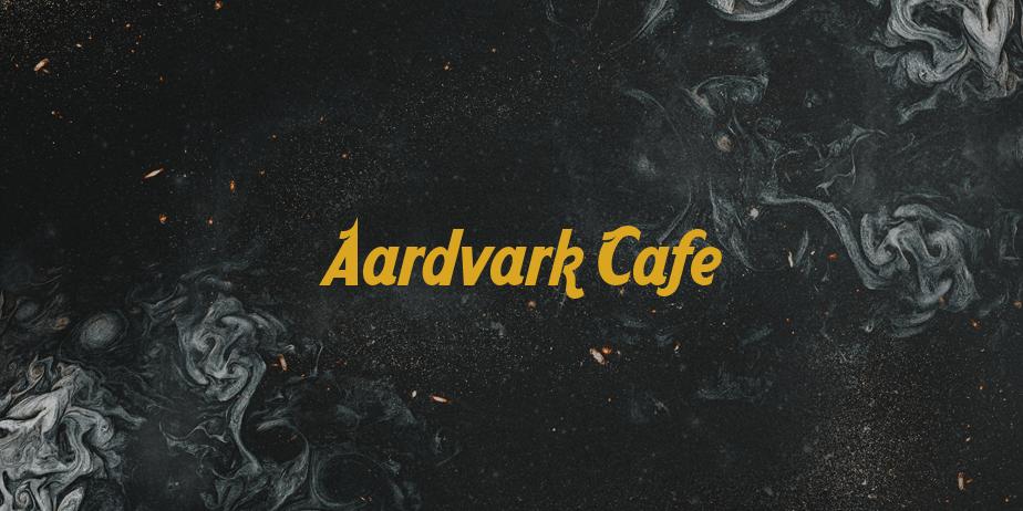 Fonte Aardvark Cafe