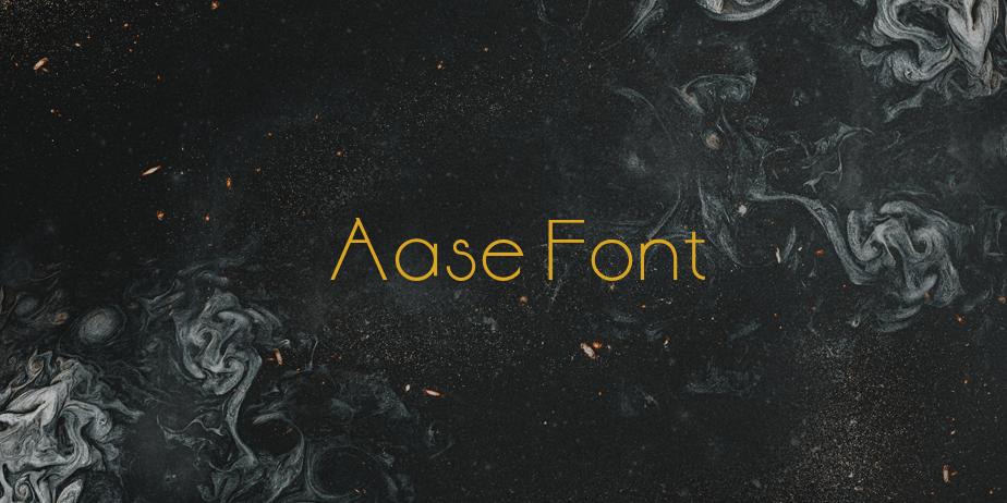 Fonte Aase Font