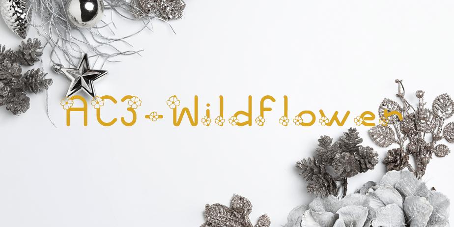 Fonte AC3-Wildflower