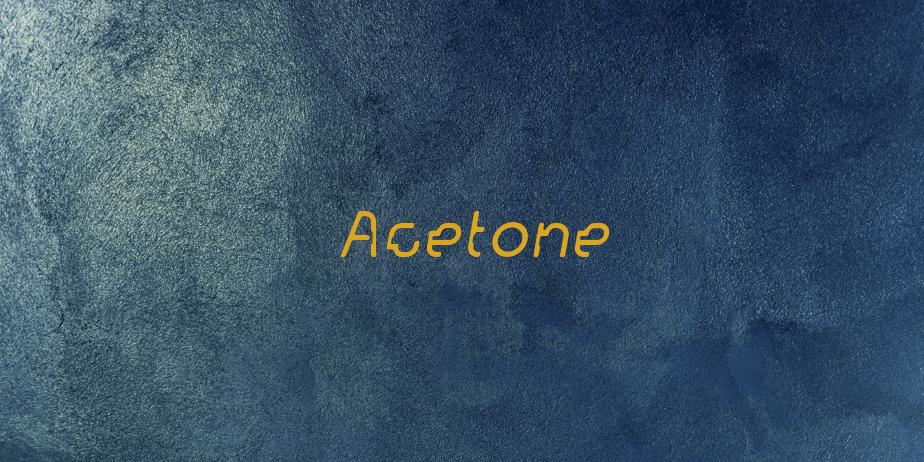 Fonte Acetone