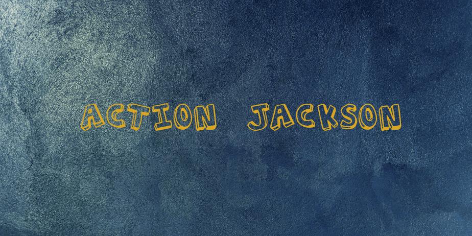 Fonte Action Jackson