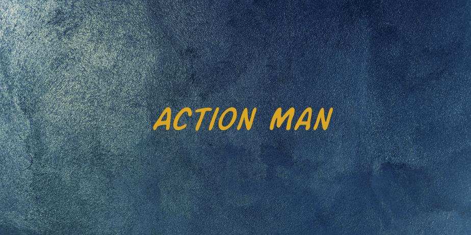 Fonte Action Man