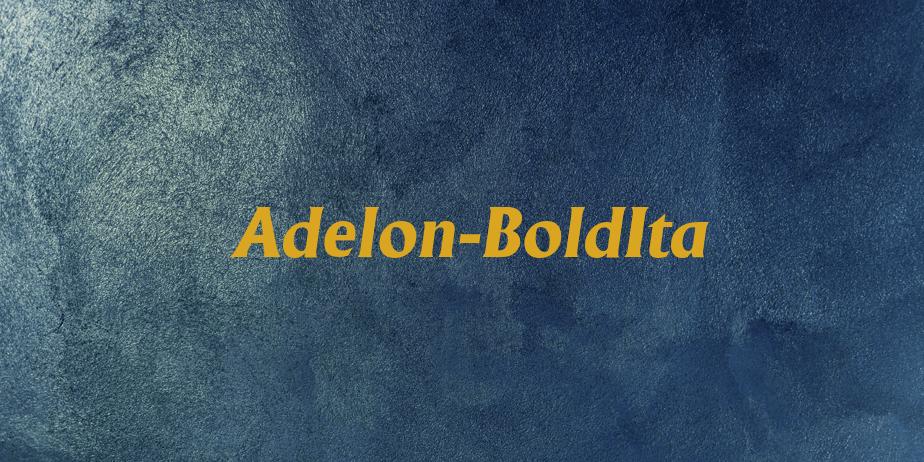 Fonte Adelon-BoldIta