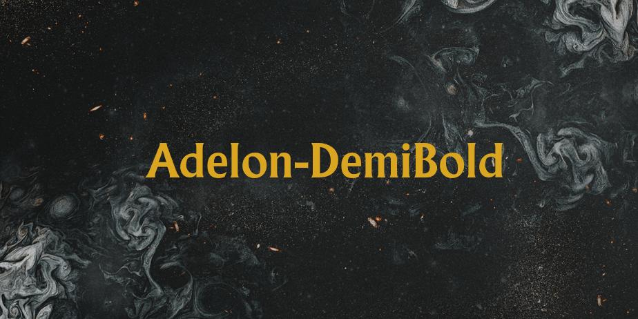 Fonte Adelon-DemiBold