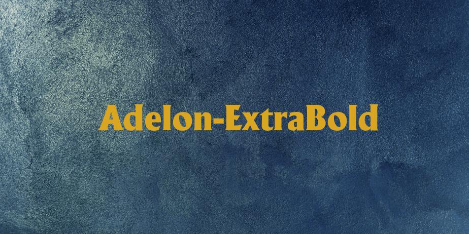 Fonte Adelon-ExtraBold