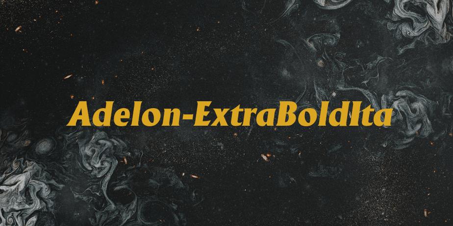 Fonte Adelon-ExtraBoldIta