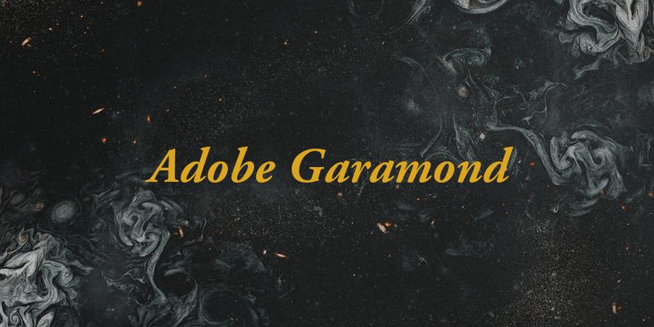 Fonte Adobe Garamond