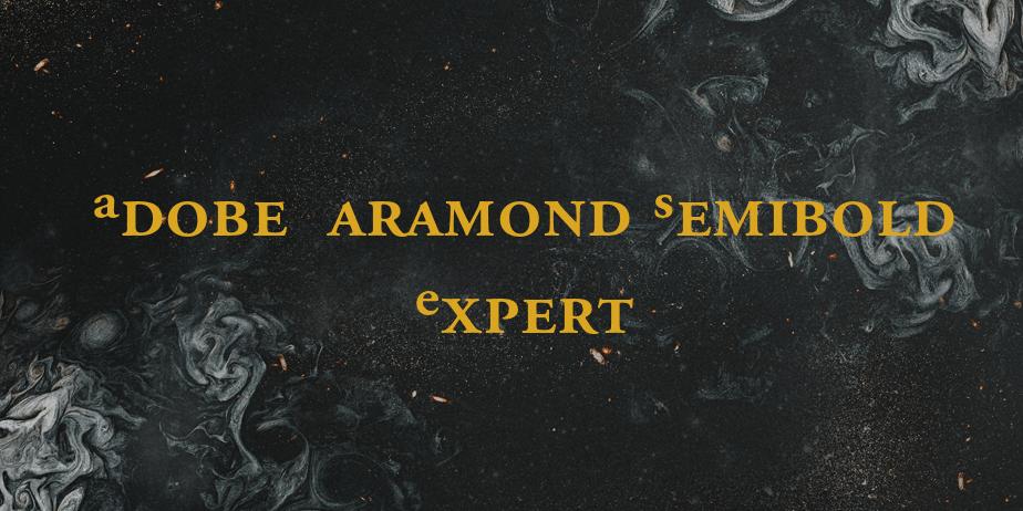 Fonte Adobe Garamond Semibold Expert