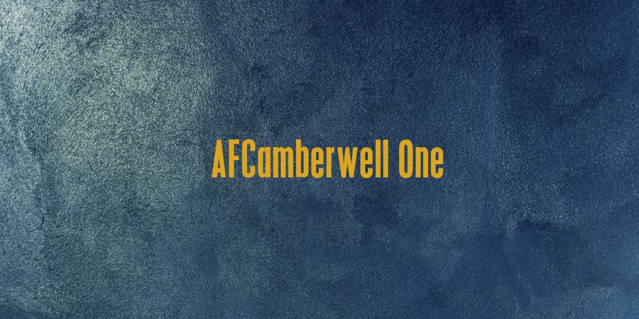 Fonte AFCamberwell One