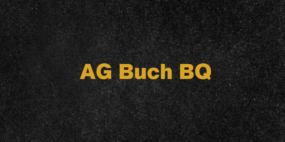 Fonte AG Buch BQ