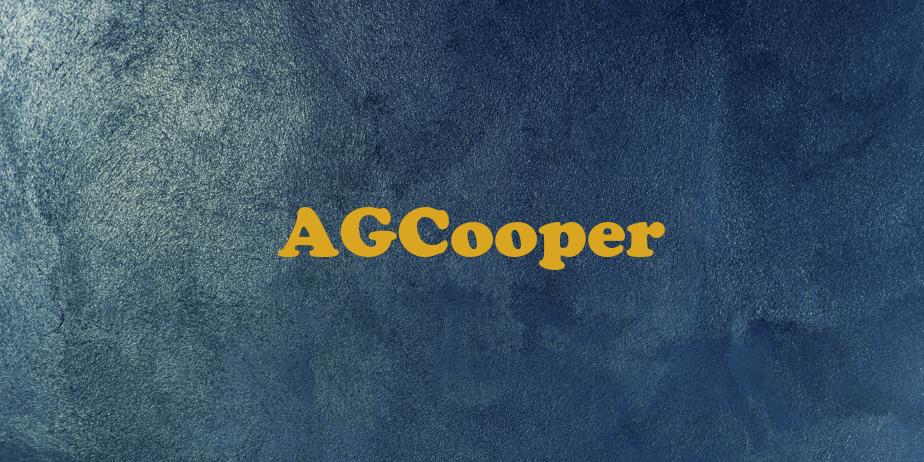 Fonte AGCooper