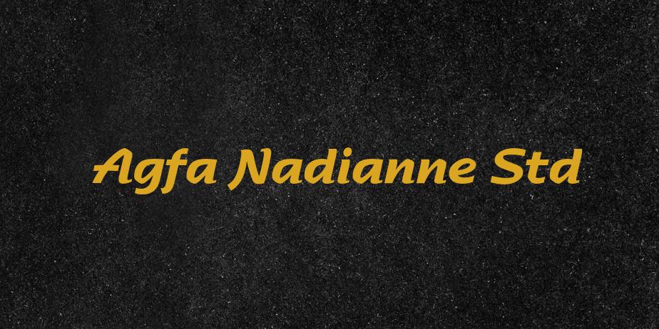 Fonte Agfa Nadianne Std