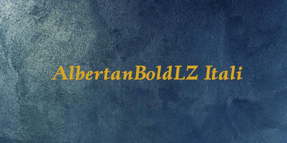 Fonte AlbertanBoldLZ Itali