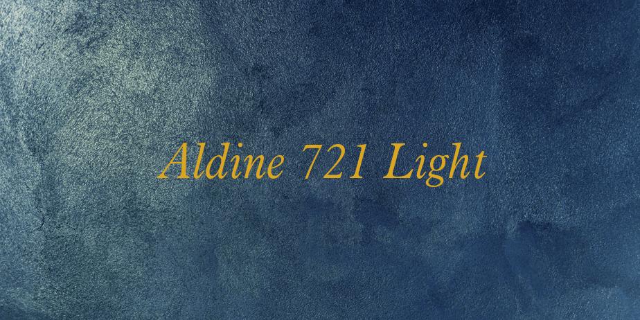 Fonte Aldine 721 Light